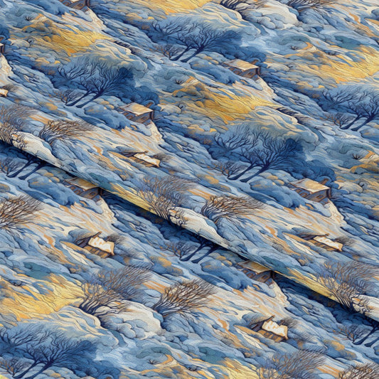 Winter Under the Dawn Pattern 10 Quilting Cotton Fabric