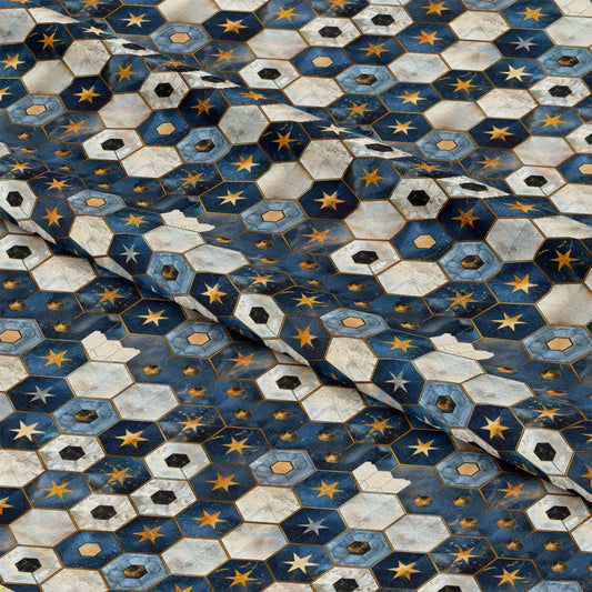 Baroque Celestial Pattern 7 Quilting Cotton Fabric