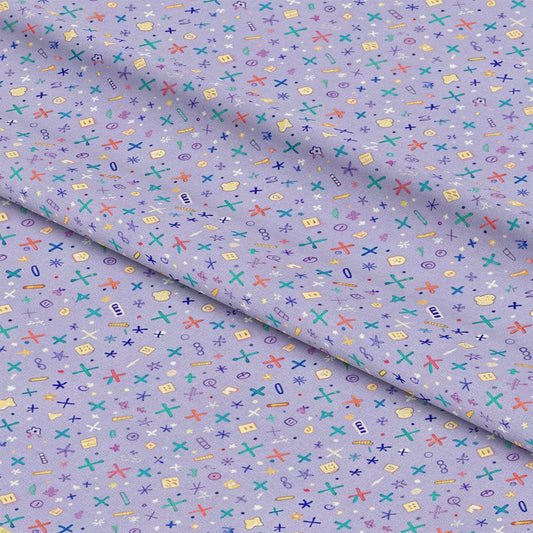 Back to School Pattern 1 Quilting Cotton Fabric