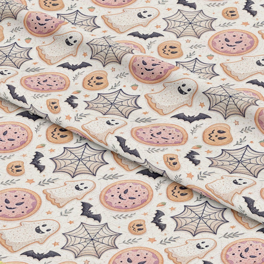 Retro Halloween Pattern 13 Quilting Cotton Fabric