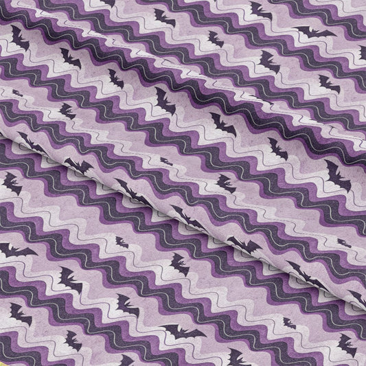 Retro Halloween Pattern 7 Quilting Cotton Fabric
