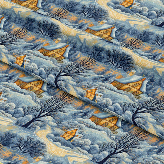 Winter Under the Dawn Pattern 29 Quilting Cotton Fabric