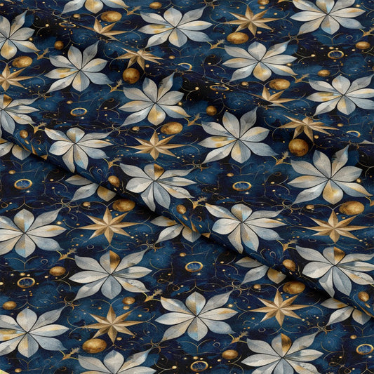 Baroque Celestial Pattern 5 Quilting Cotton Fabric