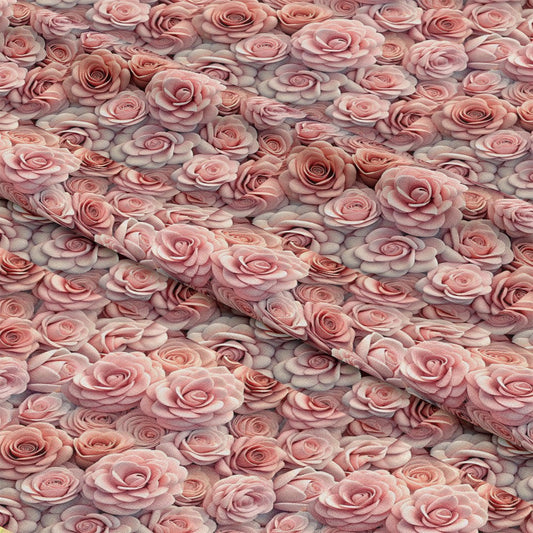 Realistic Flowers Pattern 13 Quilting Cotton Fabric