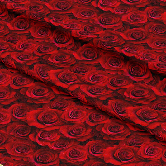 Realistic Flowers Pattern 37 Quilting Cotton Fabric