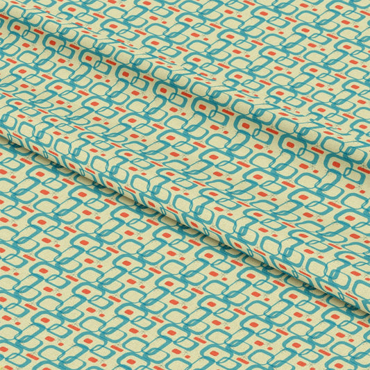 1950s Atomic Age Pattern 12 Quilting Cotton Fabric