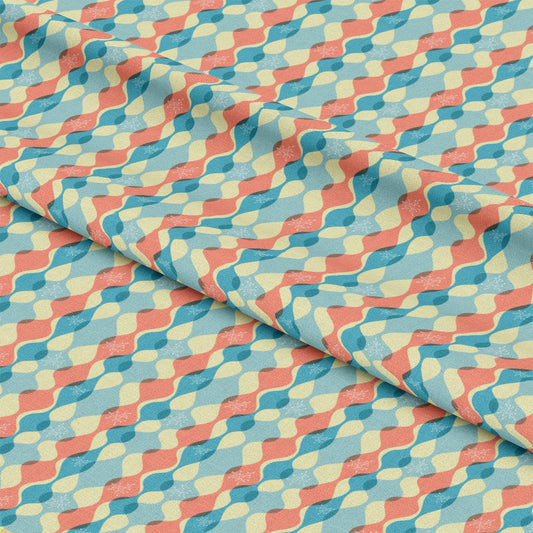 1950s Atomic Age Pattern 6 Quilting Cotton Fabric