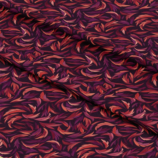 Burgundy Abstract Pattern 15 Quilting Cotton Fabric