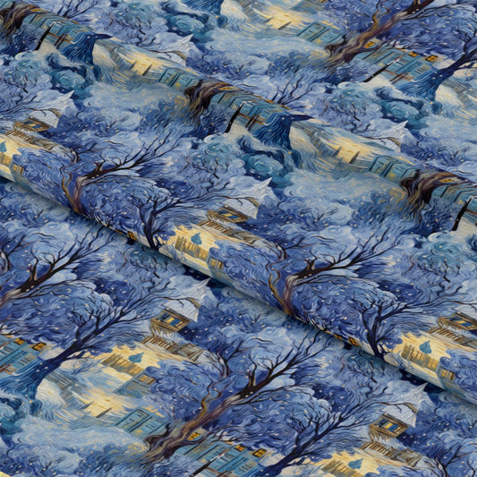 Winter Under the Dawn Pattern 25 Quilting Cotton Fabric