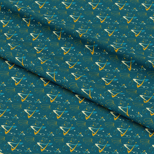 Atomic Starbursts Pattern 8 Quilting Cotton Fabric