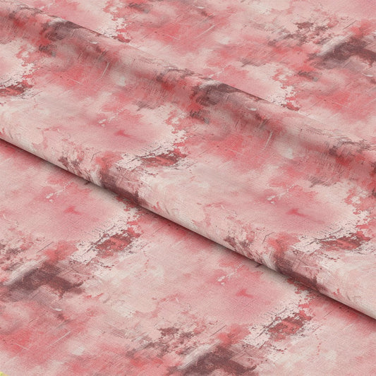 Pink Blush Grunge Pattern 7 Quilting Cotton Fabric