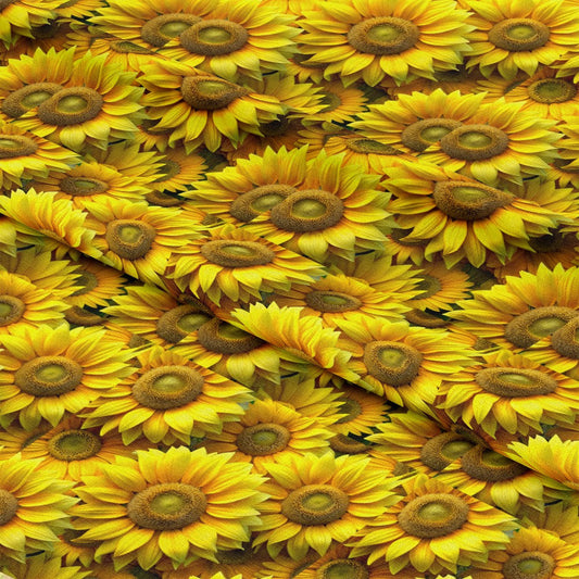 Realistic Flowers Pattern 7 Quilting Cotton Fabric