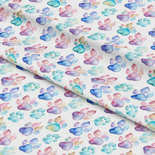 Dog Paws Pattern 19 Quilting Cotton Fabric