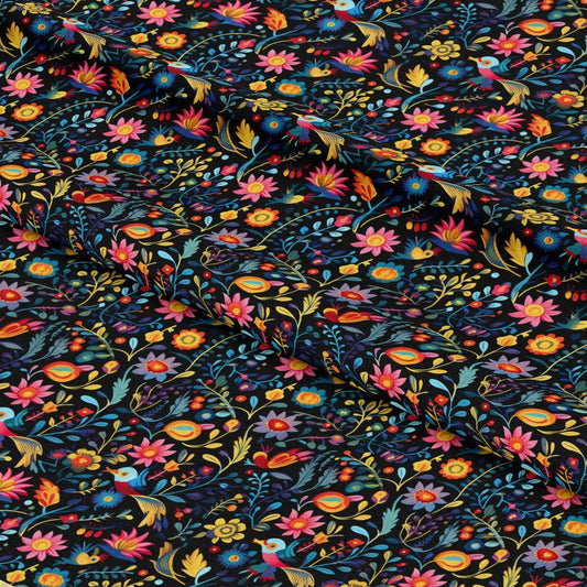 Mexican Floral Fiesta Pattern 9 Quilting Cotton Fabric