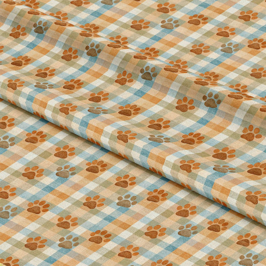 Dog Paws Pattern 27 Quilting Cotton Fabric