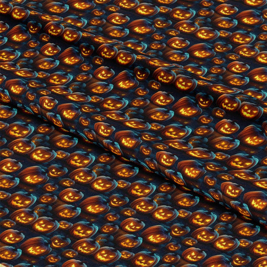 Scary Halloween Pattern 7 Quilting Cotton Fabric
