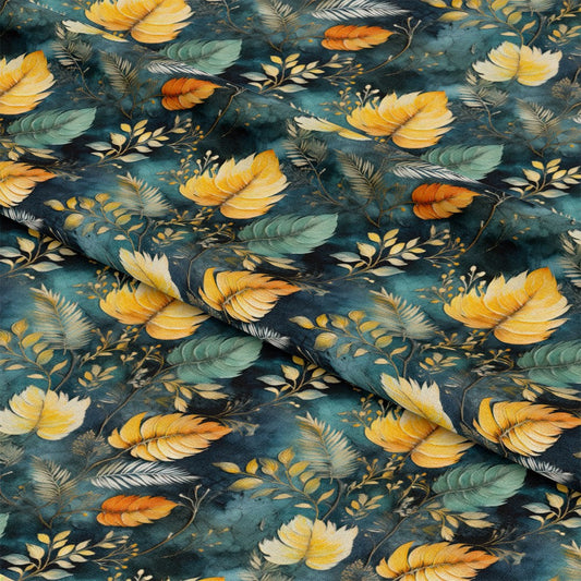 Tropical Autumn Pattern 9 Quilting Cotton Fabric