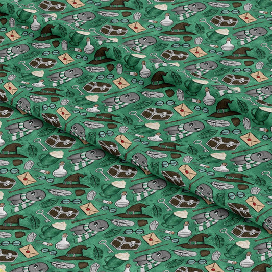 Wizard Magic School Pattern 26 Quilting Cotton Fabric