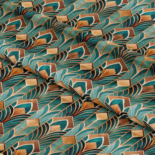 Art Deco Pattern 15 Quilting Cotton Fabric