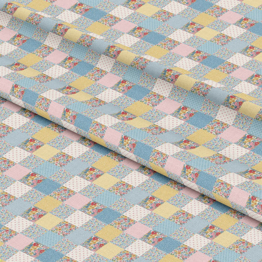 Grandmas Patchwork Pattern 1 Quilting Cotton Fabric
