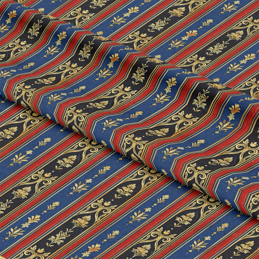 Medieval French Pattern 3 Quilting Cotton Fabric