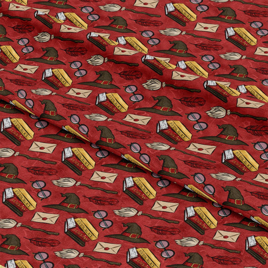 Wizard Magic School Pattern 14 Quilting Cotton Fabric