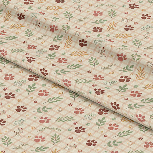 Dog Paws Pattern 8 Quilting Cotton Fabric
