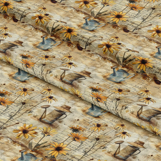 Farm Life Pattern 42 Quilting Cotton Fabric