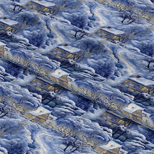 Winter Under the Dawn Pattern 24 Quilting Cotton Fabric