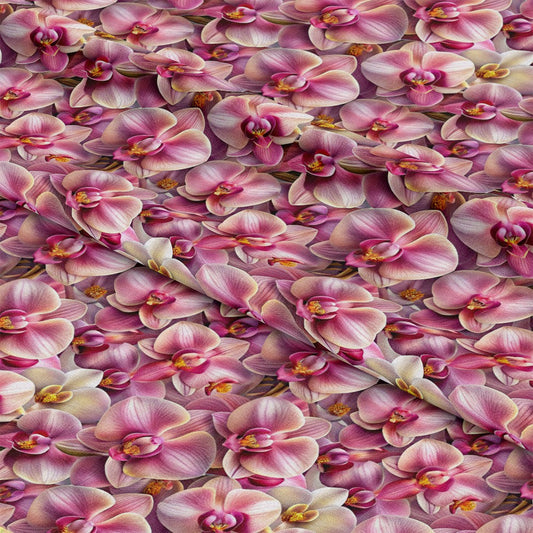 Realistic Flowers Pattern 31 Quilting Cotton Fabric