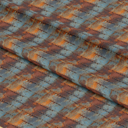 Rusted Iron Metal Textures Pattern 5 Quilting Cotton Fabric