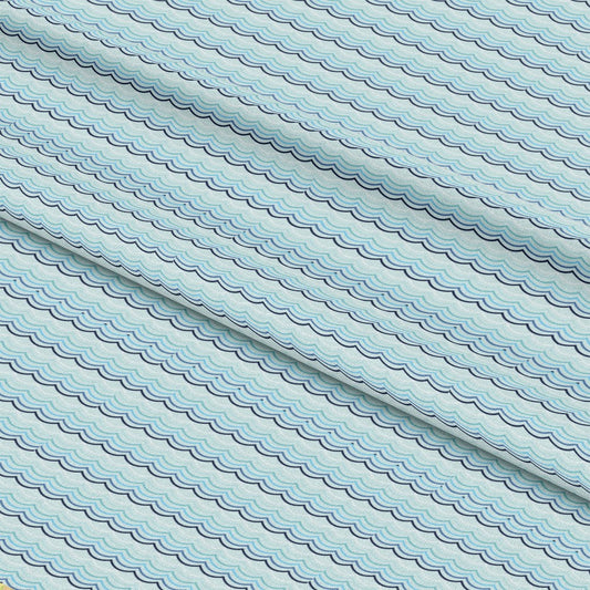 Navy Nautical Sea Pattern 7 Quilting Cotton Fabric