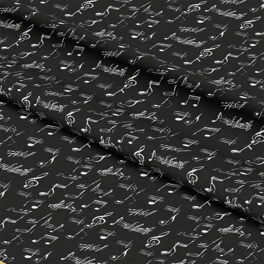 Handwritten Music Pattern 6 Quilting Cotton Fabric
