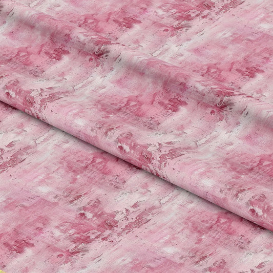 Pink Blush Grunge Pattern 5 Quilting Cotton Fabric