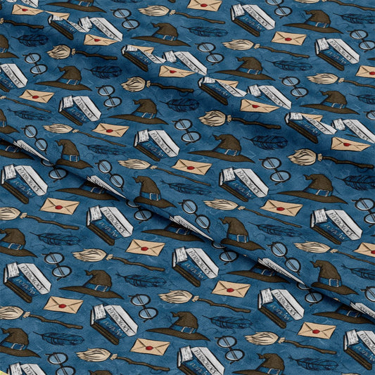 Wizard Magic School Pattern 42 Quilting Cotton Fabric
