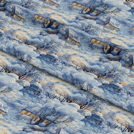 Winter Under the Dawn Pattern 15 Quilting Cotton Fabric