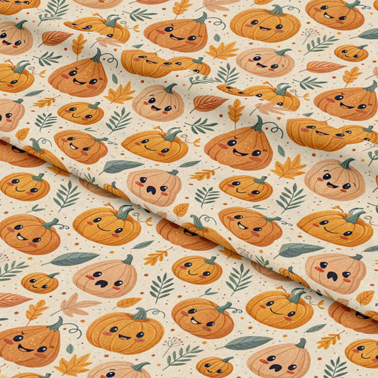 Retro Halloween Pattern 17 Quilting Cotton Fabric