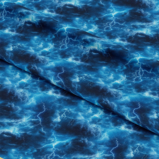 Thunderbolt Lightning Pattern 15 Quilting Cotton Fabric