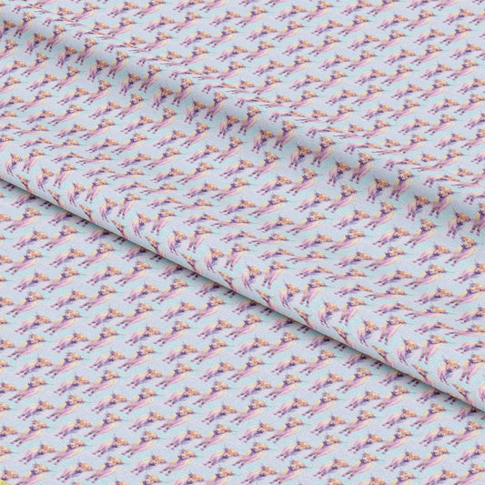 Funky Highland Cows Pattern 8 Quilting Cotton Fabric