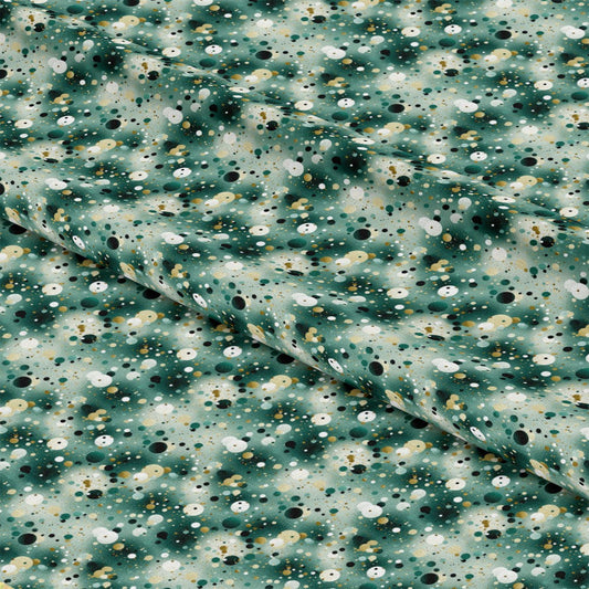 Green Confetti Pattern 2 Quilting Cotton Fabric