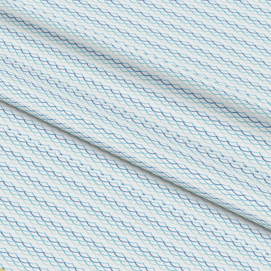 Navy Nautical Sea Pattern 11 Quilting Cotton Fabric