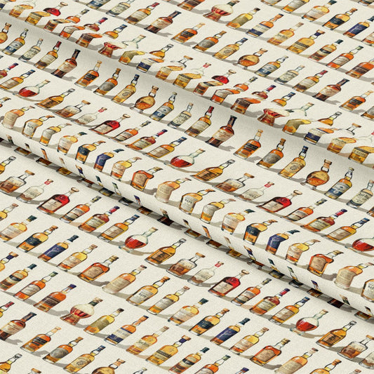 Scottish Whiskey Pattern 8 Quilting Cotton Fabric