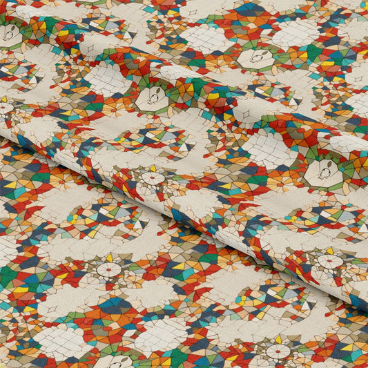 Mosaic Art Pattern 11 Quilting Cotton Fabric