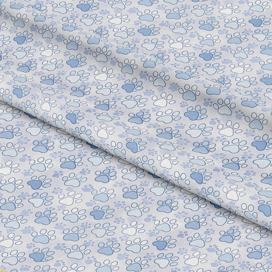 Dog Paws Pattern 2 Quilting Cotton Fabric
