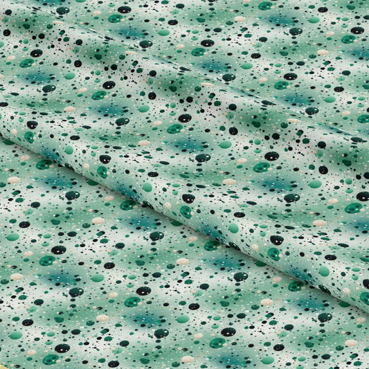 Green Confetti Pattern 5 Quilting Cotton Fabric