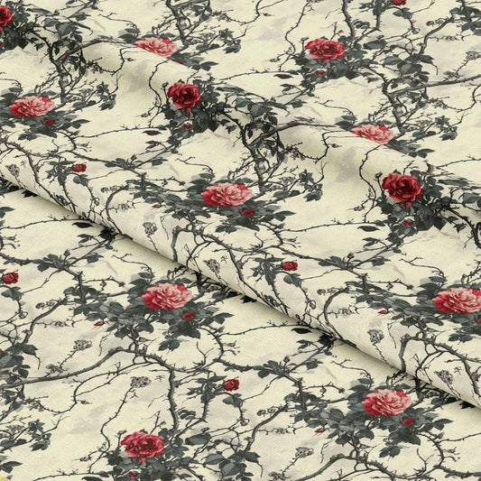 Bramble and Bone Pattern 2 Quilting Cotton Fabric