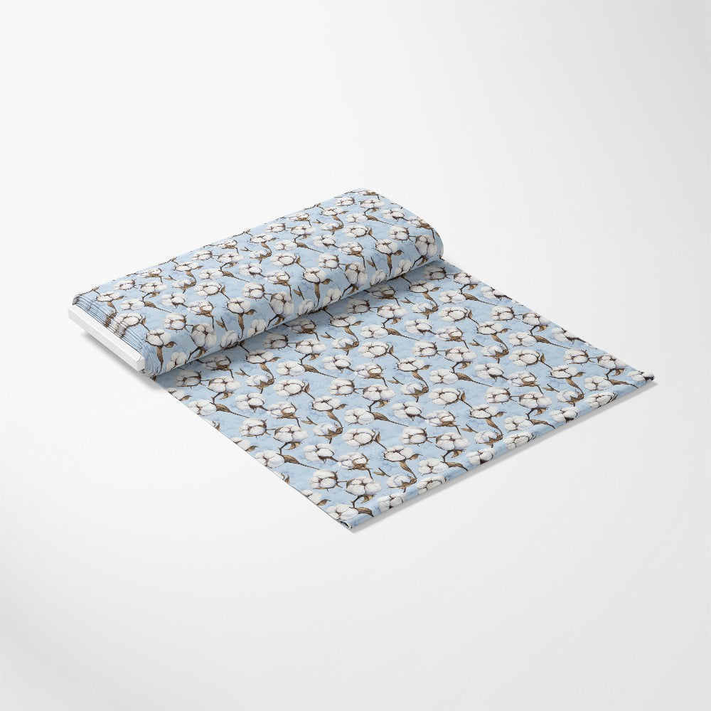 Raw White Cotton Pattern 6 Quilting Cotton Fabric
