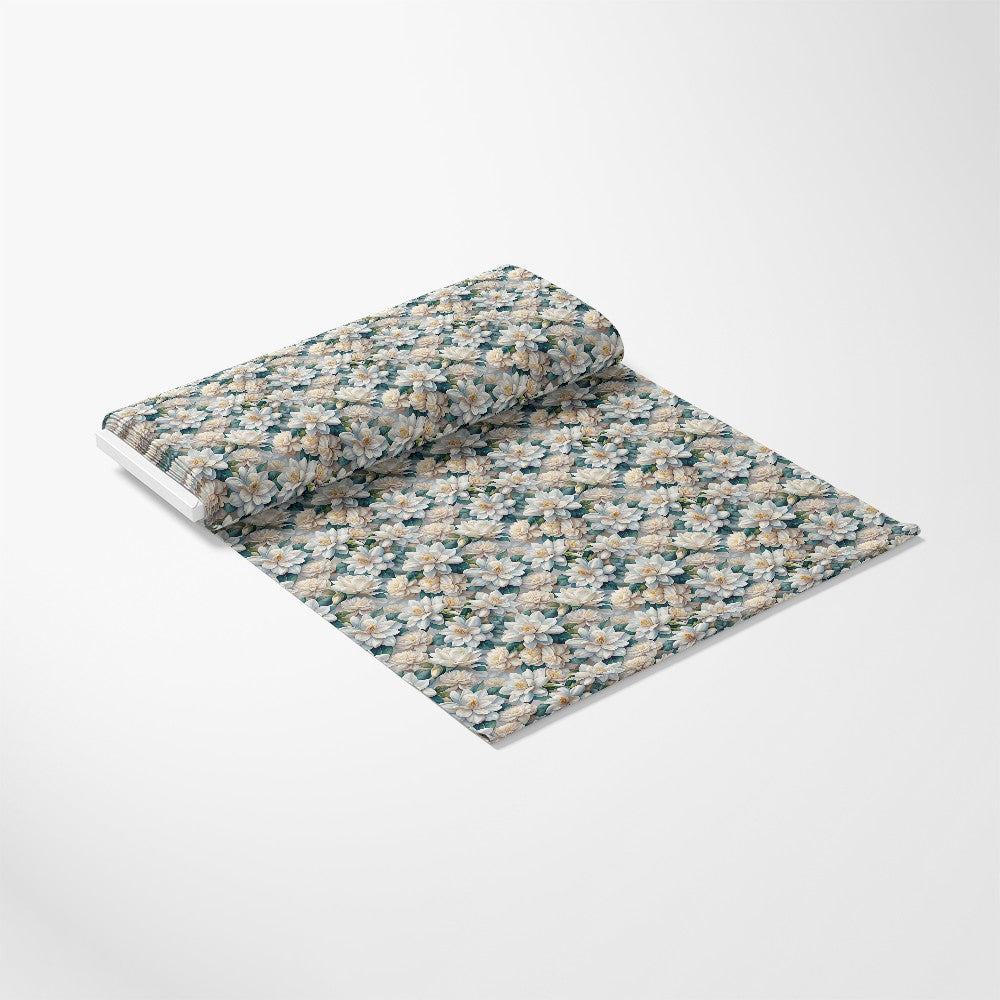 Realistic Flowers Pattern 22 Quilting Cotton Fabric