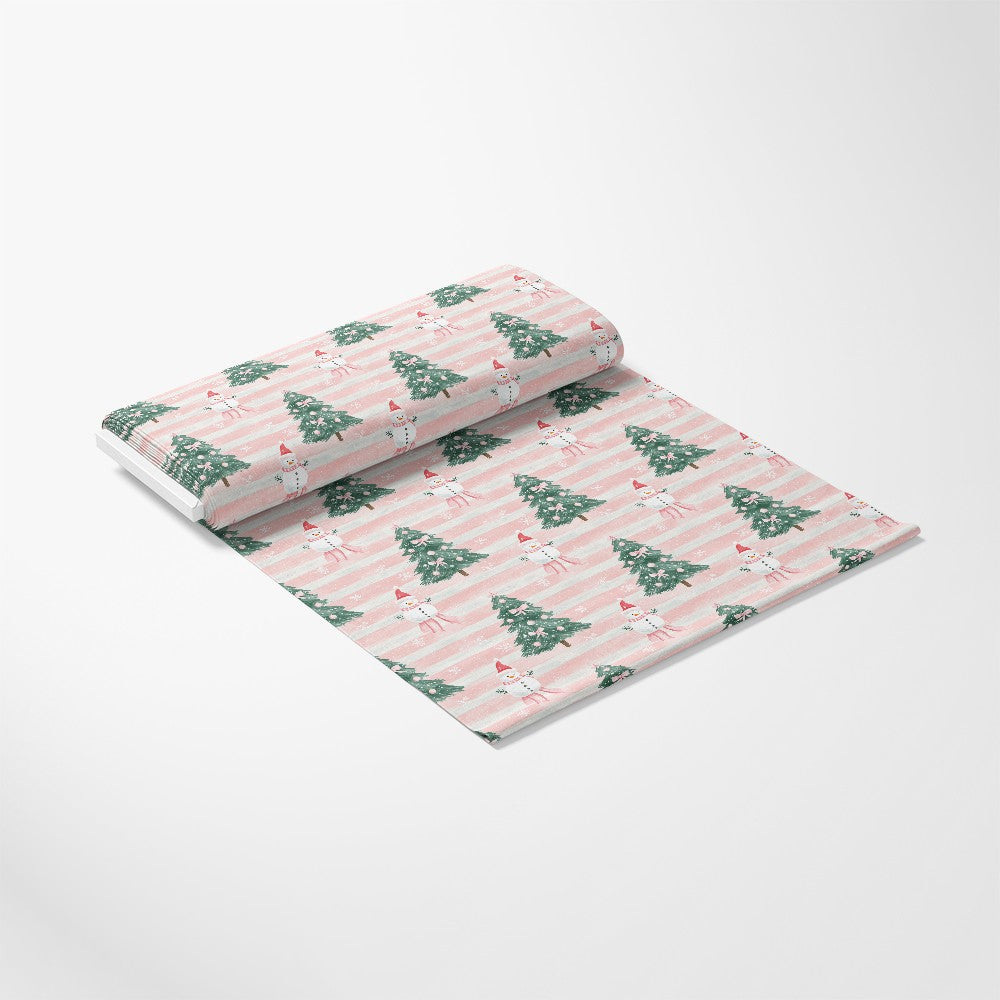 Sweet Pink Christmas Pattern 6 Quilting Cotton Fabric