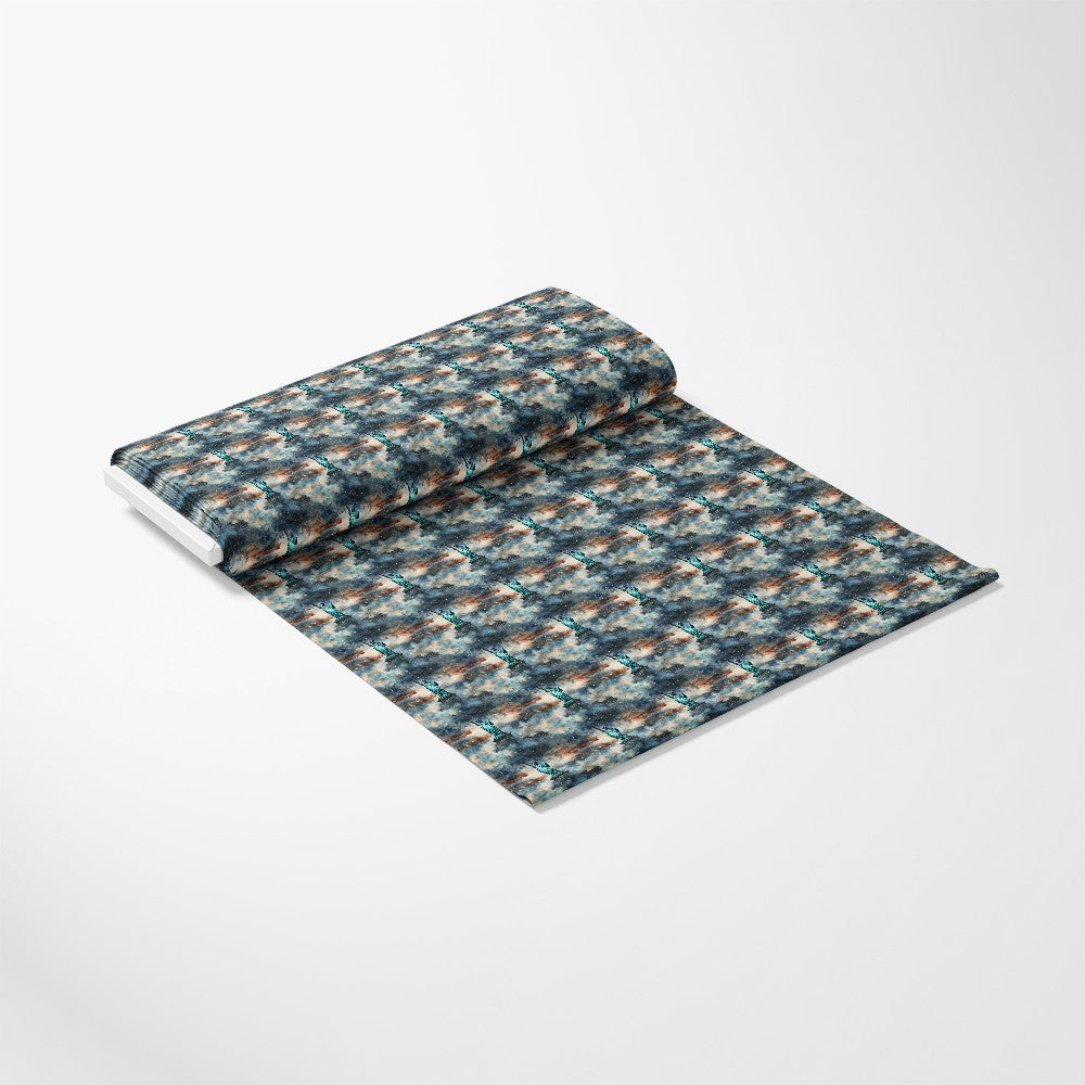 Patriotic Grunge Pattern 6 Quilting Cotton Fabric